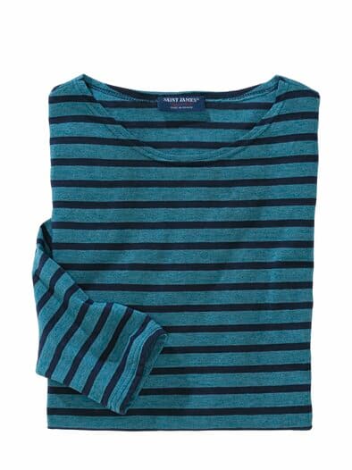 Bretagne-Shirt grün/blau