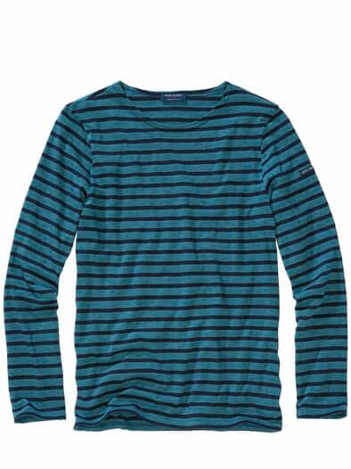 Bretagne-Shirt grün/blau