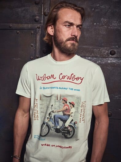 T-Shirt Photos naturweiß