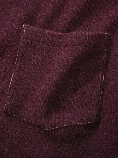Schön-einfach-Pulli bordeaux