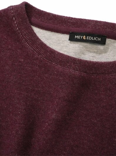 Schön-einfach-Pulli bordeaux