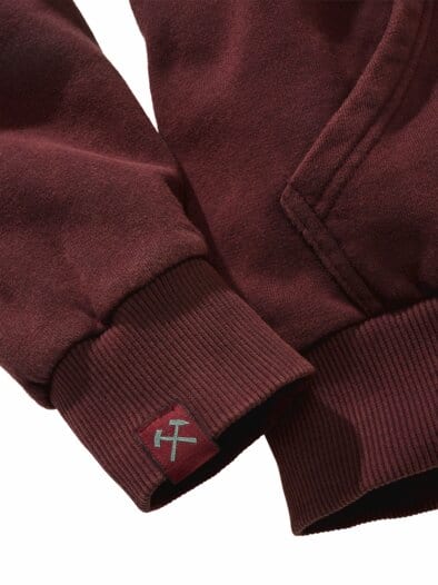 Zip-Up Hoodie Zollverein weinrot