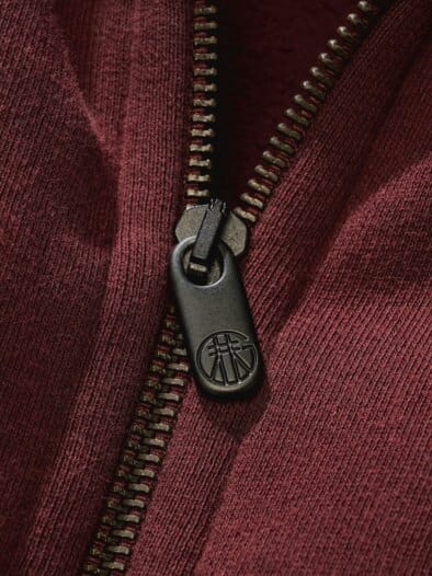 Zip-Up Hoodie Zollverein weinrot