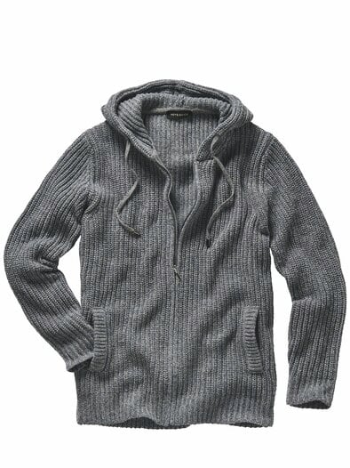 Strickjacke Ragazzo stahlblau