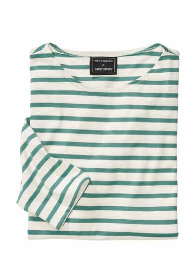 Bretagne-Shirt ecru/salbei