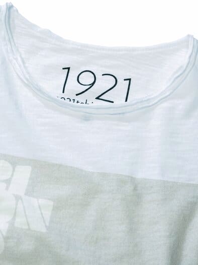 T-Shirt California kreideweiß