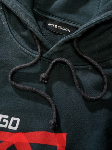 Vertigo-Hoodie grau-blau