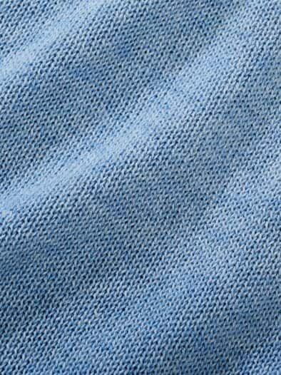 Strickpolo ban15ks sommerblau