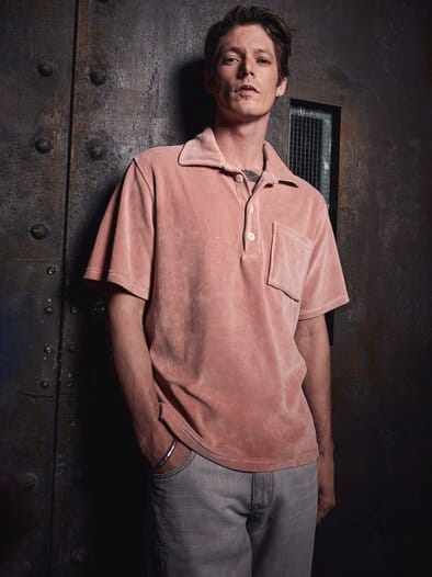 Velours-Polo Girona rosaquarz