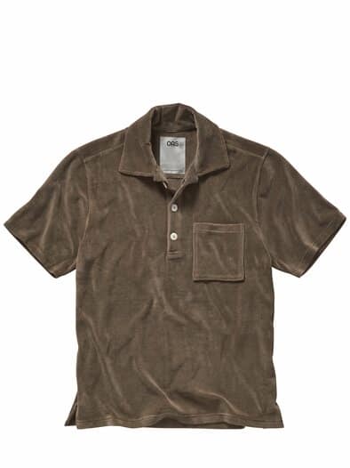 Velours-Polo Girona baumrinde