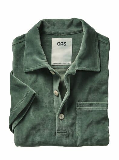 Velours-Polo Girona aquagrün