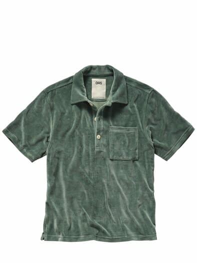 Velours-Polo Girona aquagrün