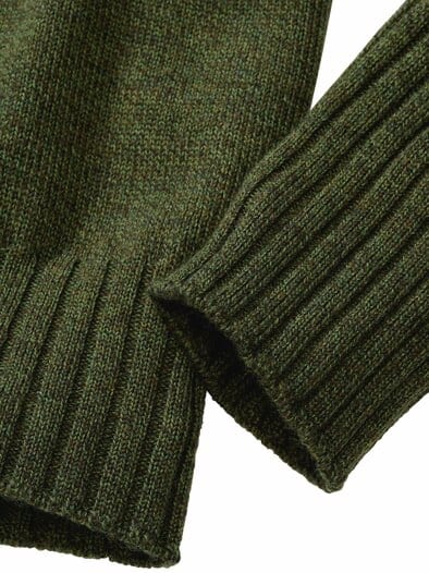 Armschmeichler-Pullover olivengrün