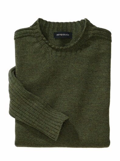 Armschmeichler-Pullover olivengrün