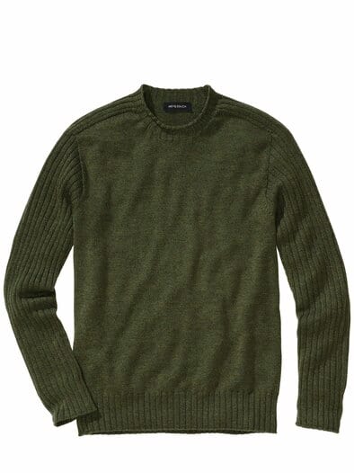 Armschmeichler-Pullover olivengrün