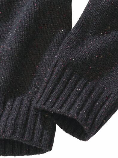Nachthimmel-Mockneck nachtschwarz