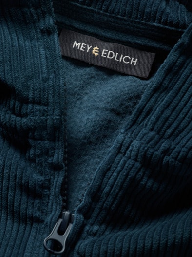 Blaupausen-Sweatjacke strahlendblau