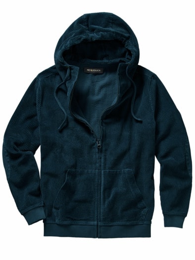 Blaupausen-Sweatjacke strahlendblau