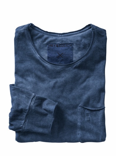 Collab-Longsleeve Ron denim