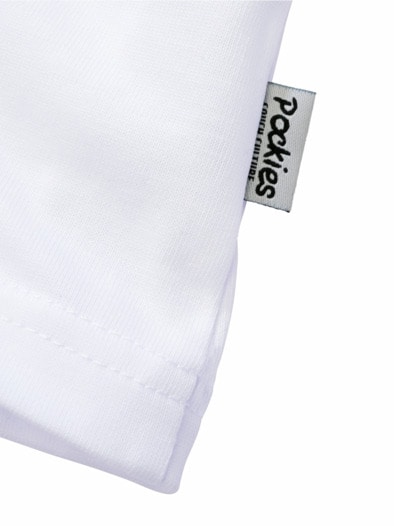 Pockies T-Shirt Fahrrad maillot blanc