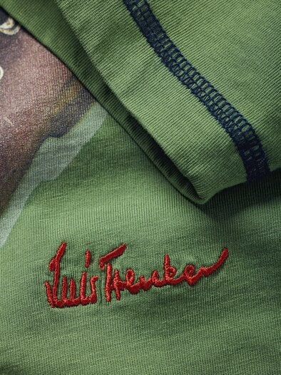 T-Shirt Luwalking rasengrün
