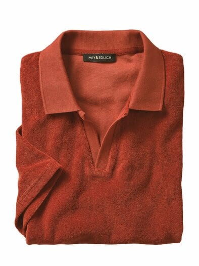 Terry-Polo cortenrot