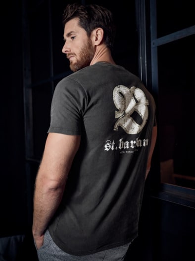 T-Shirt St. Barbara kohle