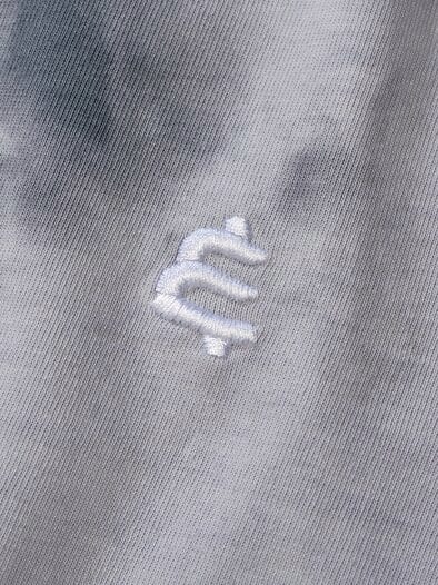 Batik-T-Shirt stahlgrau