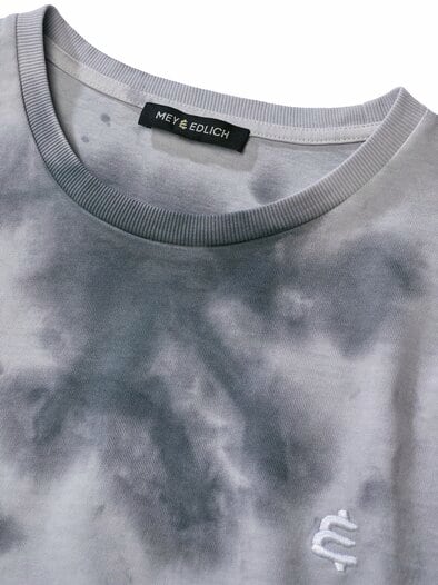 Batik-T-Shirt stahlgrau