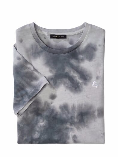 Batik-T-Shirt stahlgrau
