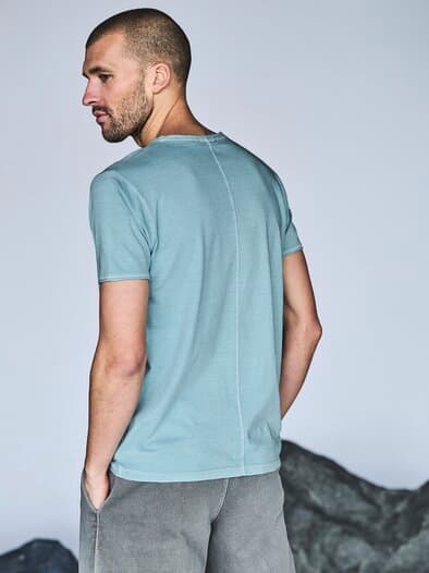 Mineralisches T-Shirt mineralblau