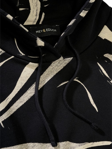 Nacht-und-Nebel-Hoodie schwarz/nebel