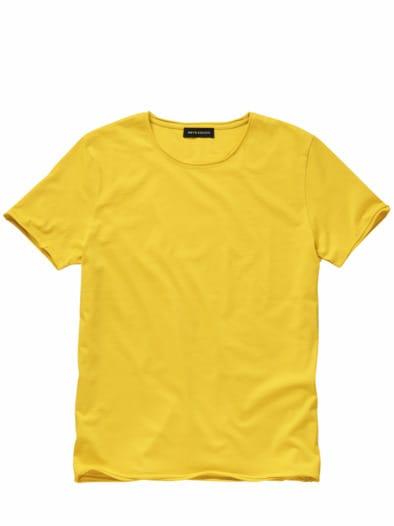 Open-End-Shirt sonnengelb