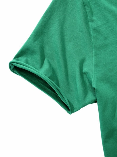Open-End-Shirt moosgrün