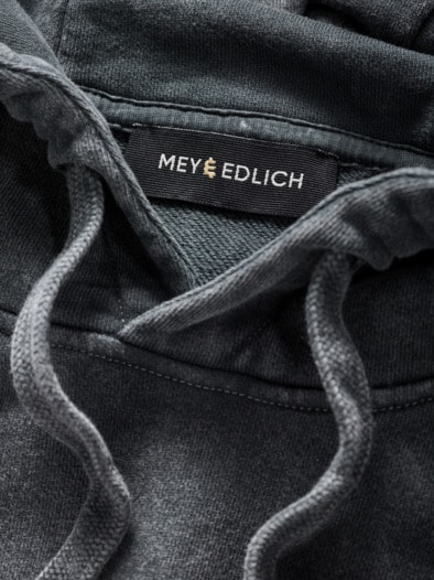 Ecken-Kanten-Denimhoodie used grey