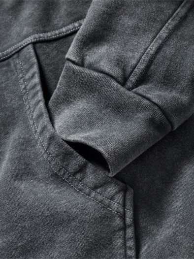 Ecken-Kanten-Denimhoodie used grey