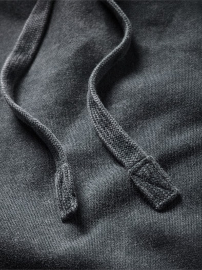 Ecken-Kanten-Denimhoodie used grey
