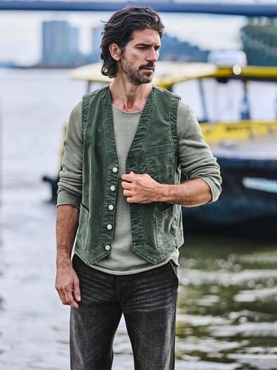 Imola-Pullover eukalyptus