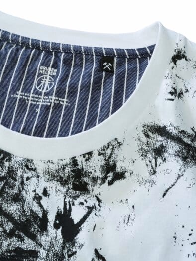 T-Shirt 41 N weiß mit kohle