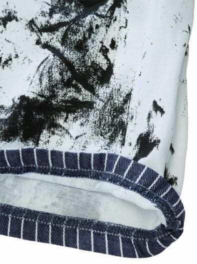 T-Shirt 41 N weiß mit kohle