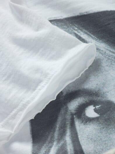 T-Shirt Claudia Schiffer starweiß