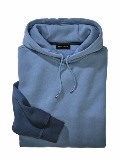 Ombre-Hoodie denimblau