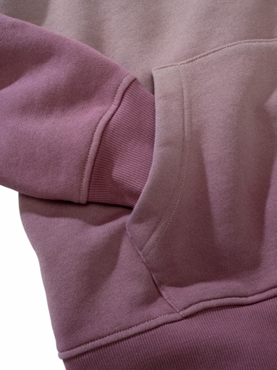 Ombre-Hoodie malve