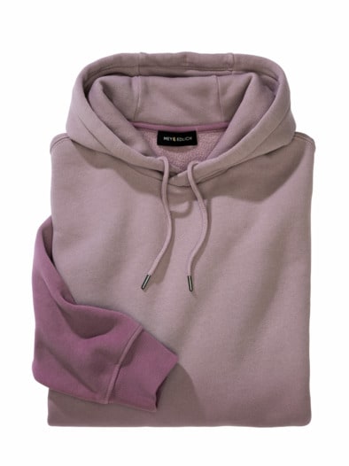 Ombre-Hoodie malve