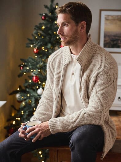 Gewichtiges Henley meerrettichweiß