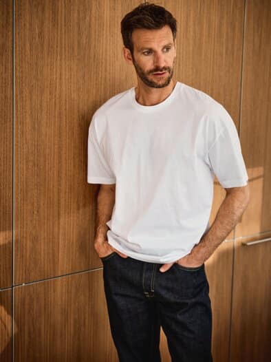 Glanzleistung-Shirt weiß