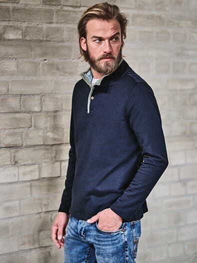 Urväter-Sweatshirt tiefseeblau