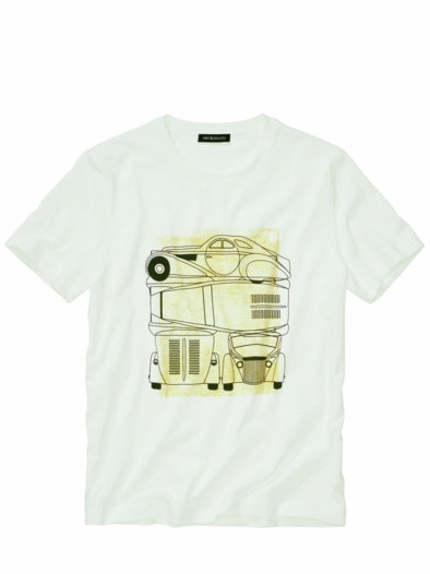 Phantom-T-Shirt weiß