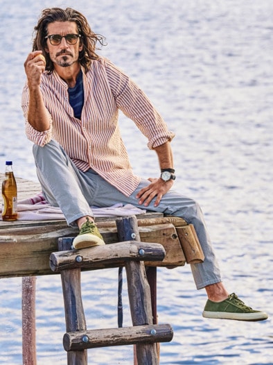 Mach-die-Welle-Shirt tiefseeblau