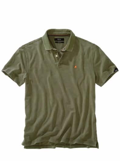 Marble-Dyed-Polo olive